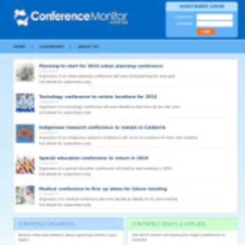 Conference monitor system portfolio sample